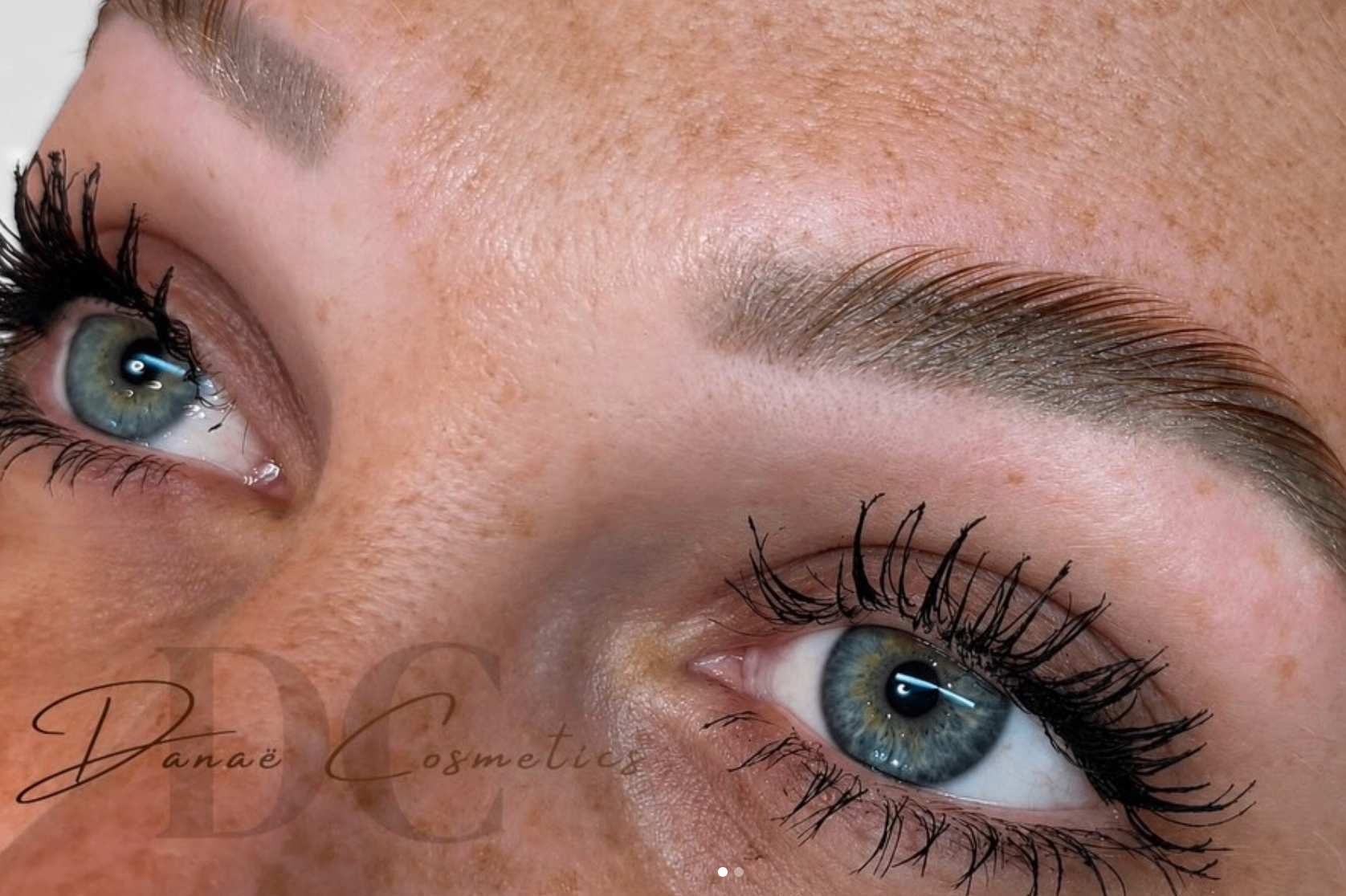 Wimperlift resultaat — Danaë Cosmetics